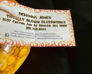 Dehanna Jones Blown Glass Pumpkin