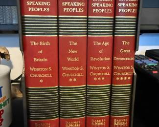 Barnes & Noble A History of The English Speaking Peoples by Winston Churchill – 4 Volume Set