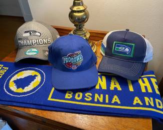 Seattle Seahawks Super Bowl Hat, 1999 NFL Hawaii Pro Bowl Football Hat, Seattle Seahawks Trucker Hat