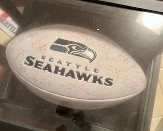 Seattle Seahawks Team Autographed Football
