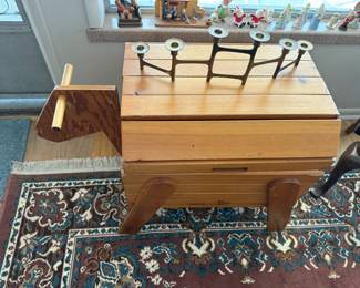 Wooden Animal-Shaped Toy Box 