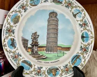 Tower of Pisa Souvenir Plate