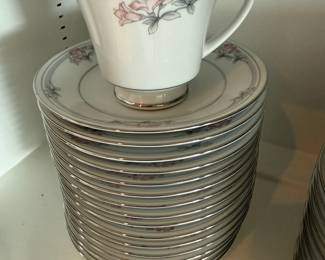 Legendary by Noritake "Tarkington" Teacups & Saucers