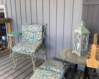 Chair and table 100