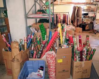 LOTS of wrapping paper 