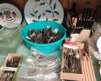 Lots of flatware