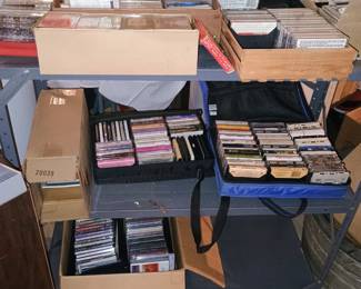 Cassettes, CDs, 8-track tapes 