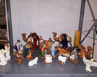 Complete Nativity set