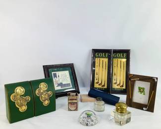 Crystal and Golf decor 
