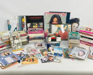 Collection of Asian DVD's and CD's