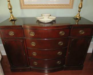 Drexel Mahogany Server Buffet Sideboard