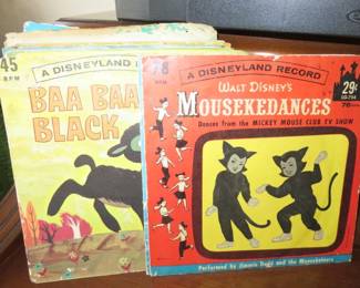 Vintage 45 Disney Records