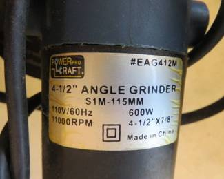 Power Pro 4 1/2" Angle Grinder S1M-115MM