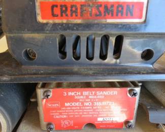 Craftsman 3" Belt Sander