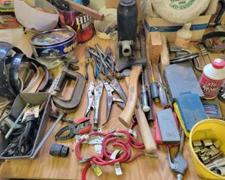 Lots of hand tools 