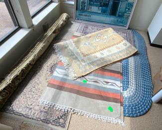 Assortment of area rugs