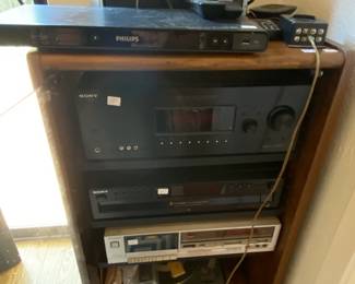 Electronics, Sony, Bose, Phillips and a turn table