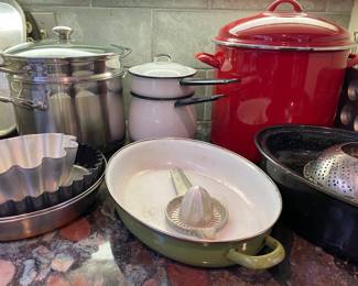 Awesome Kitchen Items, Pots and Pans, Large Cooking Pots, Double Boilers, Roasting Pot
