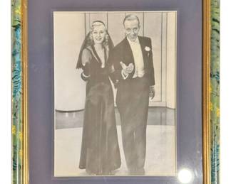 Framed Fred Astaire Ginger Rogers Picture
