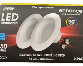 2 Electric Retrofit Recessed Lights