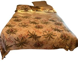 Tommy Bahama King Size Bedding and Frame