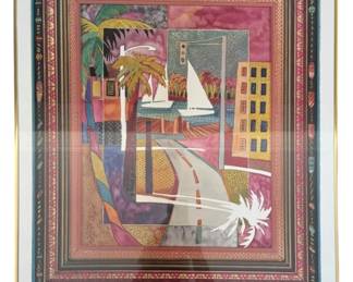 Vintage Framed Festival Poster