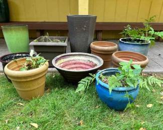 Outdoor Weatherproof Pots Planters