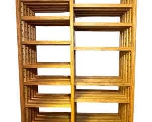005 Mid Century Danish Wood Bookcase