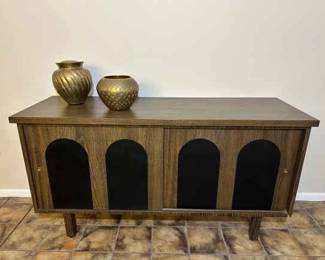 Vintage Sideboard Storage Brass