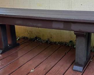 Lot 2 Polywood Bench