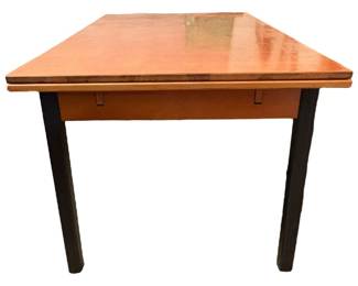Wood Table Built in Leaves