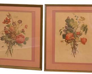 Vintage Signed Shabby Chic Art