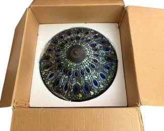 Tiffany Inspired Faux Stained Glass Shade