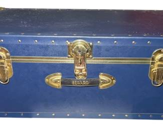 Seward Blue Vinyl Trunk