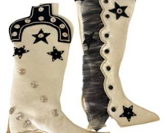 Vintage Felt Boot Stockings