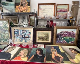 More original artwork by Gillespie and Henson. More beautiful, clear and colored glass.