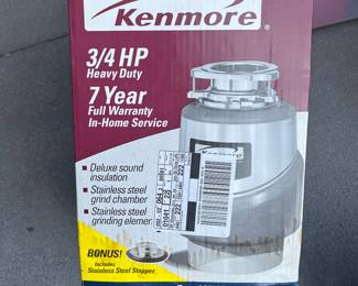 Brand, new inbox, garbage disposal.