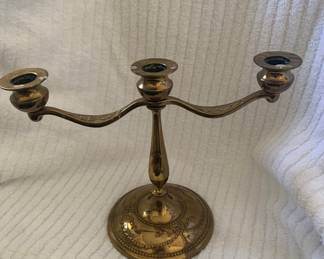 Brass candle holder