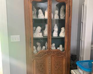 More Madonnas and a lovely oak display cabinet!
