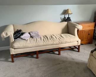 Camel back sofa