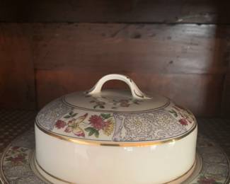 Crown Imperial China - 12 pc place setting and serving pieces.