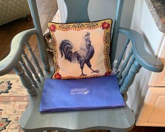 Vintage painted rocker