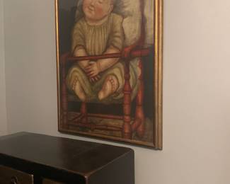 Framed print.