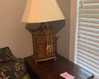Asian lamp.
