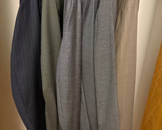 Nice Suits Single and Double Breasted. (Maybe size 42) ($20 each)