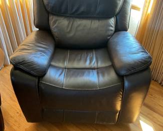 Leather Reclining Chair ($50)