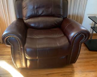 Leather Reclining Chair ($75)