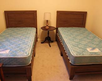 MATCHING TWIN BEDS