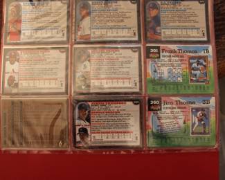 ONE OF 32 BOOKS OF BASEBALL CARDS
