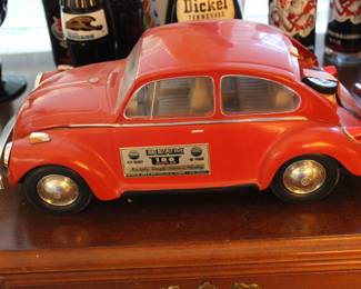 JIM BEAM 100 MONTH OLD RED VOLKSWAGEN DECANTER
